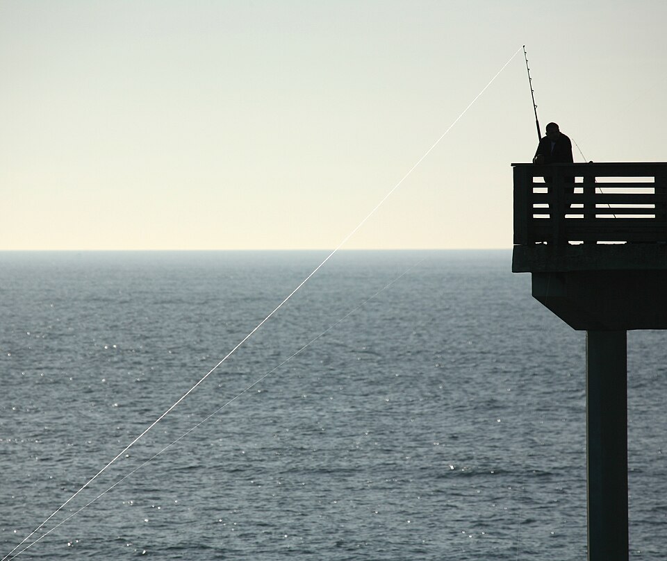 Ocean Beach Pier extending into the Pacific Ocean