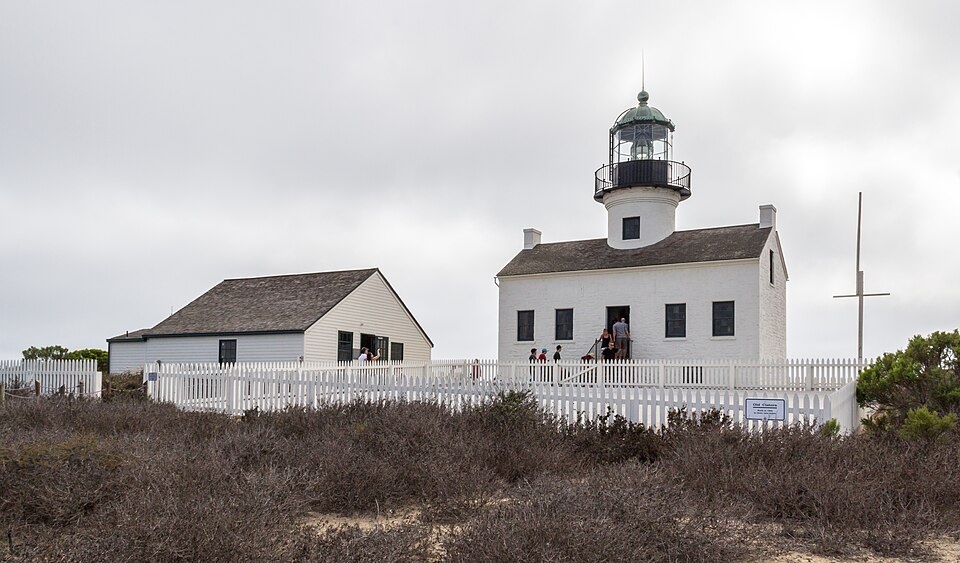 Historic Old Point Loma Lighthouse at Cabrillo National Monument